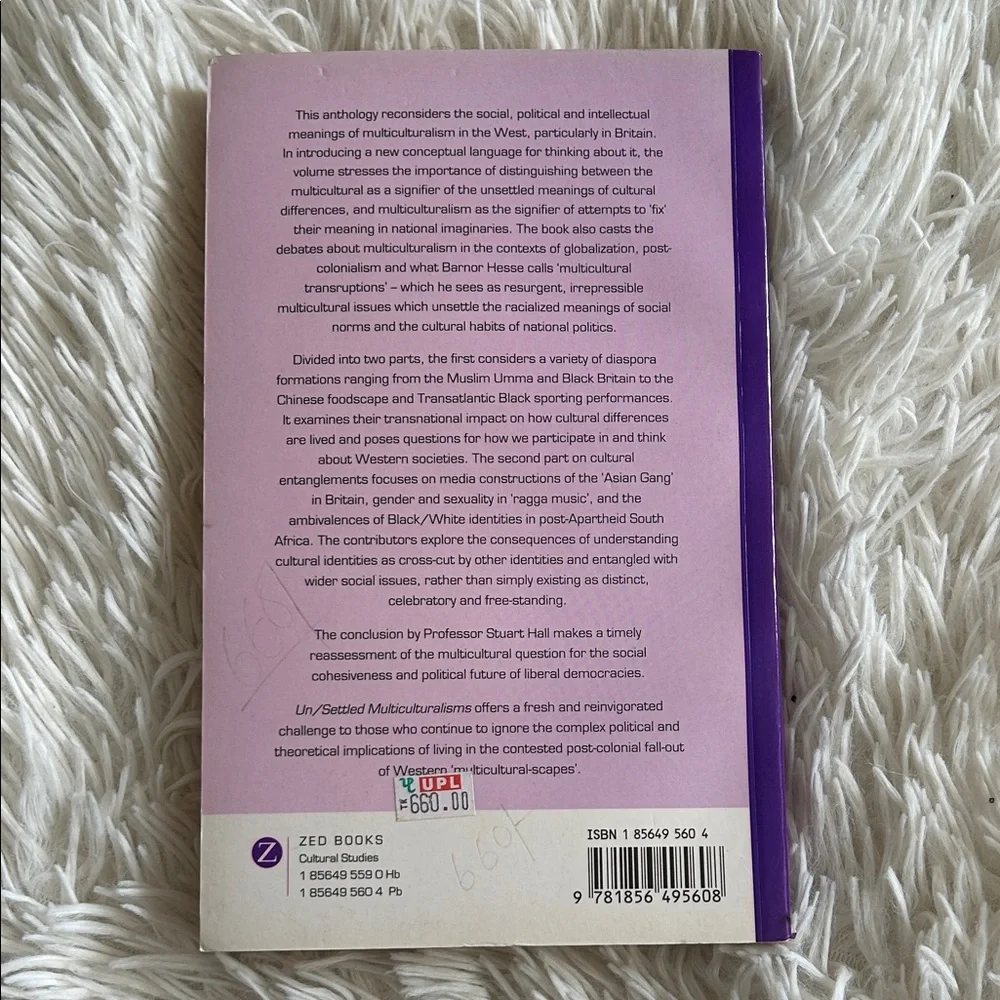 Un/settled Multiculturalisms Book, edited academic collection, 2000 - Picture 2 of 8
